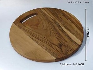 Planche à découper en bois de manguier foncé naturel de qualité export, grande planche à découper en bois pour la cuisine, la préparation des aliments, en vente - Product Image 6