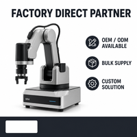 Bras robotisé de bureau industriel MZD à 4 axes DR4 avec moteur et PLC, charge utile de 500 g, portée de 440 mm, pour l'éducation et la formation