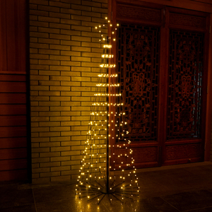 ALBERO Pieghevole con 594 LED Bianchi Caldi/Freddi 100X250CM - Product Image 1