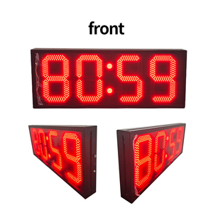 Temporizador LED de 8 Pulgadas y 4 Dígitos con Pantalla de Doble Cara, Recargable, con Intervalos de 3 Minutos, para Correr y Caminar - Product Image 1