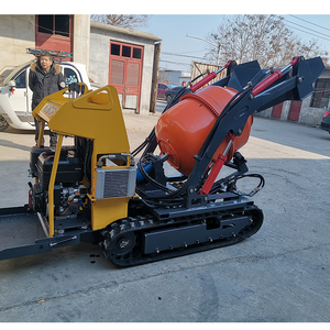 Mini Mezcladora de Cemento y <span class=keywords><strong>Hormigón</strong></span> con Orugas, Mezcladora de Mortero, Volquete con Orugas, <span class=keywords><strong>Precio</strong></span> de Fábrica - Product Image 3