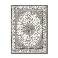 Tapis en soie de style persan de luxe de haute qualité tapis noué à la main avec tapis de texture douce et lisse pour salon et chambre à coucher