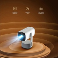 Mini-Projecteur Intelligent K2 Portable Android 11 & WiFi 6 pour Lampe LED BT 5.0 Divertissement Home Cinéma Lentille Auto Focus