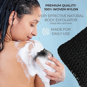 <b>African</b> <b>Net</b> Sponge <b>Exfoliating</b> Bath <b>Net</b> Cloth, Real Knotted <b>African</b> Wash <b>Net</b> Owned Sapo Afro Body Scrubber - Product Image 2