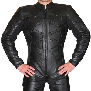 ชุดแข่งรถมอเตอร์ไซด์หนังแท้ของผู้ชายชุดเสื้อแจ็คเก็ตและกางเกงหนังสำหรับแข่งรถจักรยานยนต์ - Product Image 1