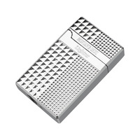 ZR326 Moderne Métal Jet Flamme Briquet Coupe-Vent Gonflable Allumeur pour Fumer Accessoires En Gros Cadeaux D'affaires