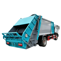 Camion compacteur de déchets Dongfeng D9 de 18 mètres cubes, freinage pneumatique ABS, avec réservoir d'égouts scellé, directement de l'usine