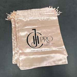 ถุงเก็บฝุ่นทำจากผ้าซาตินมีเชือกผูกสำหรับมัดผมพร้อมพิมพ์ยี่ห้อขนาด35x45ซม. - Product Image 5