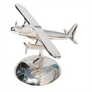 Modèle d'avion à hélice de qualité supérieure avec Base modèle d'avion en aluminium moulé sous pression prix de gros artisanat d'intérieur - Product Image 1