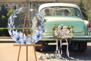 Custom Couple <strong>Name</strong> Engagement <strong>Wedding</strong> Layout Welcome <strong>Card</strong> Acrylic <strong>Wedding</strong> Supplies <strong>Card</strong> <strong>Wedding</strong> Welcome Board - Product Image 3