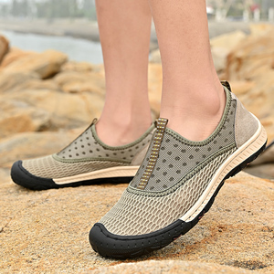 LOGO personalizzato In maglia Ready Stock superiore traspirante uomo Cool estate <span class=keywords><strong>sandali</strong></span> Casual scarpe da passeggio - Product Image 5