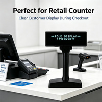 Wettbewerbsfähiger Preis VFD220 VFD 2-Zeilen Mehrsprachiges Display für POS-Systeme