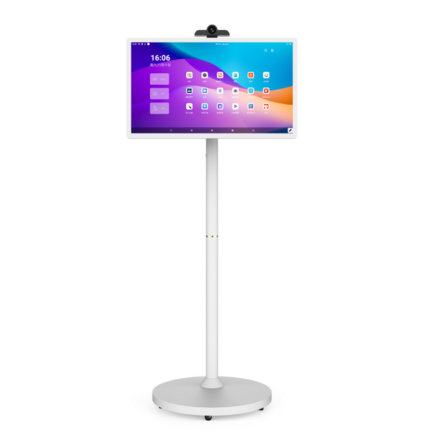 27 Inch In-Cell Panel Stand Tv Lcd Touch Screen Monitor Android Rollable Battery Powered Rotatable Moveable Smart Tv Screen