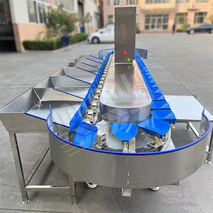 MYONLY Auto Olive Papaya Mariscos <span class=keywords><strong>Caracol</strong></span> Cangrejo <span class=keywords><strong>vivo</strong></span> Clasificación de peso Máquina Niveladora de frutas y verduras - Product Image 4