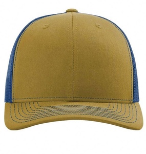 Gorra de camionero de malla impresa de 6 paneles unisex Gorra de gorra de camionero de tela común en blanco - Product Image 3