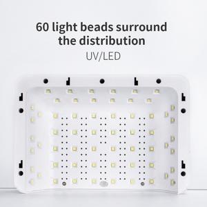 Custom Logo 72W UV/LED Nail Art Machine <b>Lamp</b> Electric Power Supply Wearable Nail Gel Light for Nail Shops - Product Image 4