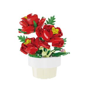 Bloques de Construcción YUGAO, Mini Suculentas en Maceta, Planta en Maceta, Juguetes DIY, Simulación de Girasol Real, Estilo de Juguete - Product Image 3