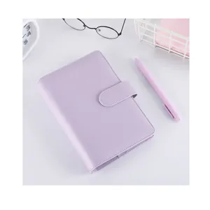 Nieuwe Nieuwigheid Macaron Stijl Losbladige A5 Notebooks Custom Logo Schattige Reis A6 Planner Notebook