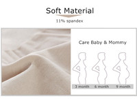 Ceinture de maintien post-grossesse, ceinture de maternité, gaine amincissante pour la taille, haute élasticité, ajustable, en nylon et élasthanne, confortable
