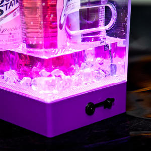 Custom Logo Luxury Stainless Steel for <b>Wine</b> Ice <b>Bucket</b> Eco-Friendly Durable 13.5L Large Capacity Party Holder Lid <b>Cooling</b> - Product Image 3