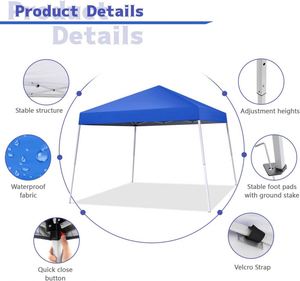 Carpa Plegable de Tela Oxford Impermeable y Ecológica de 10x10, Personalizable, Resistente, para Eventos Publicitarios al Aire Libre - Product Image 5