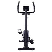 Vélo d'exercice magnétique vertical avec moniteur de vitesse, distance, calories et fréquence cardiaque, compteur manuel, pour la maison et la salle de sport