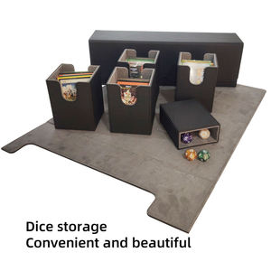 Caja Portátil para Cartas y Bandeja para Dados, Estuche TCG con Capacidad para Más de 200 Cartas sin Fundas, Organizador con Imán Fuerte, Compatible con Cartas Yugioh y Deportivas - Product Image 2