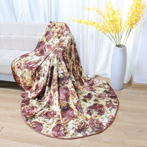 Manta personalizable de 60 pulgadas para tortilla de cara Dingle, manta para hacer <span class=keywords><strong>Pizza</strong></span> con patrón de Festival con Pepperoni para Piza Mermaker - Product Image 4
