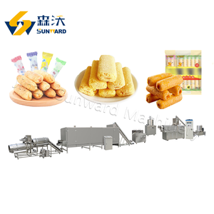 เครื่องทำข้าวพองอัตโนมัติอุปกรณ์ทำเครื่องอัดรีดข้าวโพดพัฟแบบอัตโนมัติ - Product Image 4