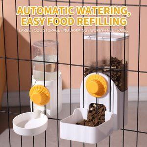 Comedero colgante para mascotas, dispensador automático de comida de 1600 ml para mascotas en jaula con diseño de flujo por gravedad - Product Image 2