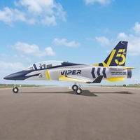 Avion RC FMS 70mm Viper V2 avec ventilateur cannelé, avion électrique en mousse, machine à aile fixe, jet EDF, pièces de compétition DIY