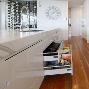 Charnières de porte et tiroirs, mobilier de cuisine moderne, île - Product Image 2