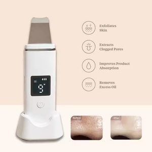 Spatule de nettoyage du visage, exfoliant ultrasonique pour la peau, éliminateur de peaux mortes, peeling sonique, exfoliant facial - Product Image 3