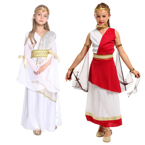 Disfraces de Halloween para Actuaciones en Escenario, Vestido de Faraón Egipcio, Diosa Griega Antigua, Falda Larga, Túnica de Carnaval para Niñas - Product Image 1