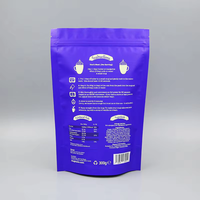Op Maat Bedrukte 250G 500G Food-Grade Opstaande Zakjes Plastic Rits Pak Thee Koffie Verpakking Zak