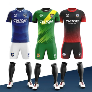 Maillot de football personnalisé pour match, tenue de sport d'équipe, été, antibactérien, 100% polyester - Product Image 3