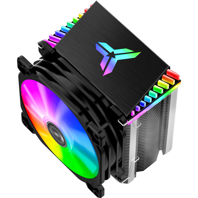 High-Performance Dual-Tower CPU Cooler with 6 Copper Heat Pipes Dual 120mm Fans Aluminum Air Cooler for Intel for AMD Processors