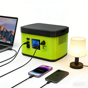 Estación de Carga Rápida con <span class=keywords><strong>Inversor</strong></span> Bidireccional de <span class=keywords><strong>1500</strong></span> Vatios, Batería LifePO4 de 2000 Wh, USB-C, Estación de Energía Portátil de 1000 W, CA 220 V*3 - Product Image 1