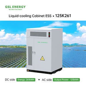 Sistema de Almacenamiento de Energía BESS de Alto Voltaje GSL Energy con Batería LiFePO4 de 232 kWh, Gabinete de Batería de 261 kWh con Inversor Híbrido de 125 kVA para Almacenamiento Solar - Product Image 2