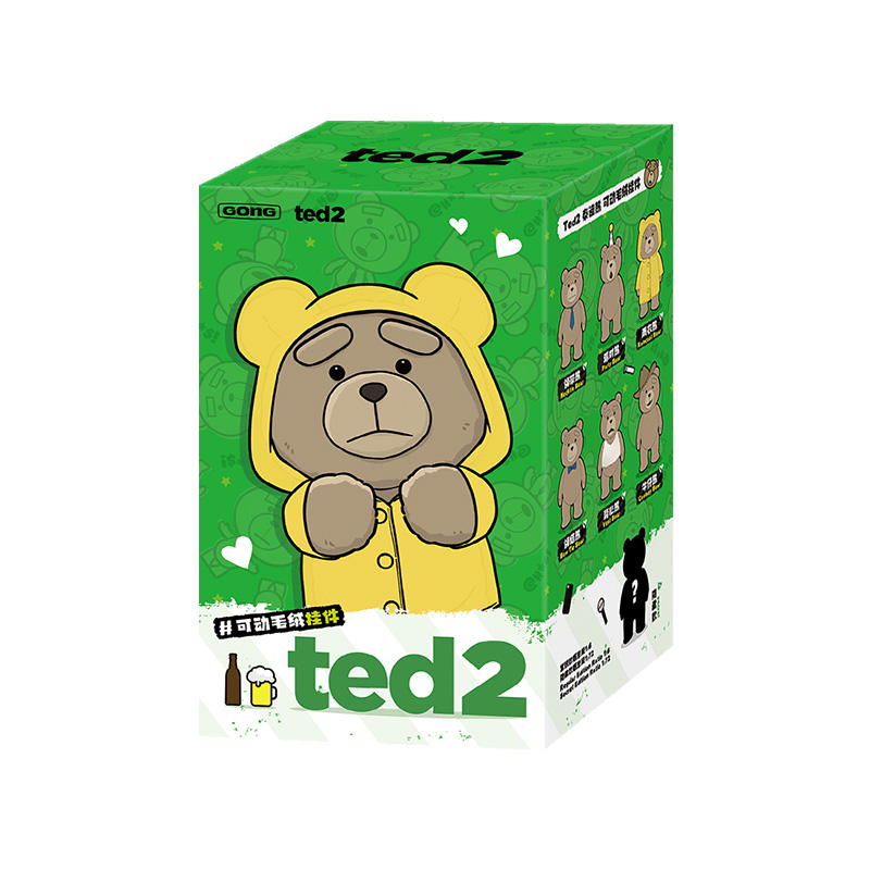 その他 POPMART ted2 BOX Popmart Original Ted2 Bear Series - Mystery Keychain Plushes