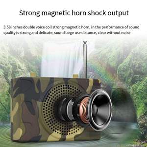 Amplificateur de haut-parleur BHA E898 camouflage pour la chasse en extérieur et l'entraînement en intérieur avec télécommande, prix de gros du fabricant, garantie 12 ans - Product Image 5