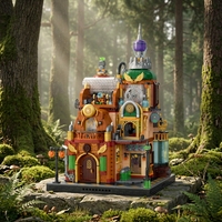 Kit de construction éducatif XMORK Steam Magic en plastique ABS, modèle de rue steampunk pour les enfants de 8 à 13 ans