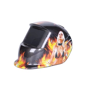 Casco de soldadura de cara completa automático <span class=keywords><strong>Digital</strong></span> de oscurecimiento automático con lente de sombra automática solar al por mayor protector facial de diseño abatible de plástico - Product Image 1