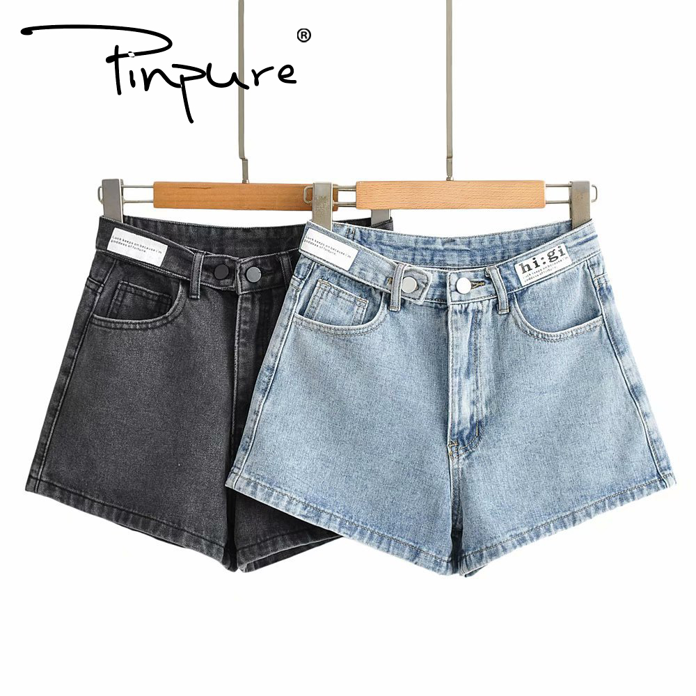 Стирать с высокой посадкой Широкие джинсовые шорты R50946S Новое поступление OEM изготовленный на заказ по последней моде; С высокой талией Горячие шорты с рисунком, как показано на рисунке