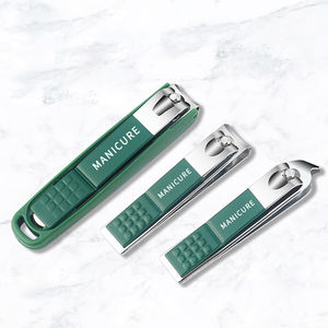 Nano cam dosya ile toptan hediye yeşil manikür seti tırnak makası - Product Image 5