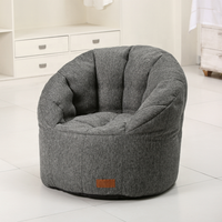 Lin coloré Maroc Siège sac de haricot moderne citrouille canapé chaise
