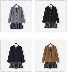 Uniforme scolaire japonais britannique pour filles, veste blazer, jupe plissée, ensemble de vêtements pour étudiantes, costume JK, costume de <span class=keywords><strong>marin</strong></span>, costume de cosplay - Product Image 3