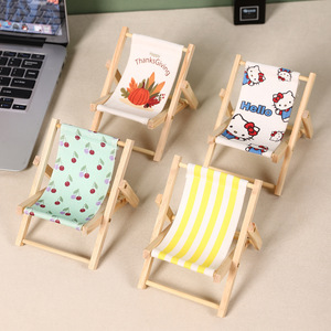 Sedia da spiaggia <span class=keywords><strong>in</strong></span> legno a forma di cartone animato, supporto per cellulare, supporto da scrivania, supporto per pigri, decorazione <span class=keywords><strong>in</strong></span> stile carino, per ufficio e <span class=keywords><strong>serie</strong></span> <span class=keywords><strong>TV</strong></span> - Product Image 4