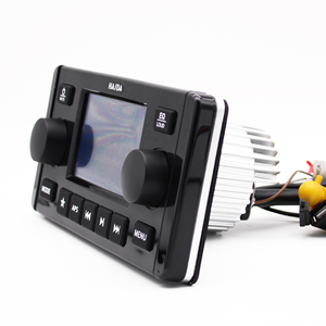 เครื่องเล่น MP5 กันน้ำ หน้าจอ TFT 4 นิ้ว IP66 วิทยุสเตอริโอสำหรับเรือ 4X50W เครื่องเสียงติดรถยนต์ ATV สำหรับเรือและรถยนต์ จากโรงงาน - Product Image 4