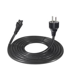 Cordon d'alimentation UE à C5 ignifuge 220V-250V certifié CE conforme RoHS avec surcharge pour ordinateur portable/machines industrielles - Product Image 3